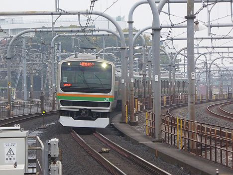 上野東京ライン　上野経由　東京行き1　E231系1000番台(2016.11品川駅工事に伴う運行)