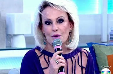 Ana Maria Braga fala da visita de Roberto Carlos