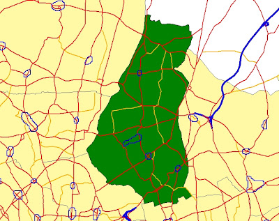 Waltham Forest Map Region Political