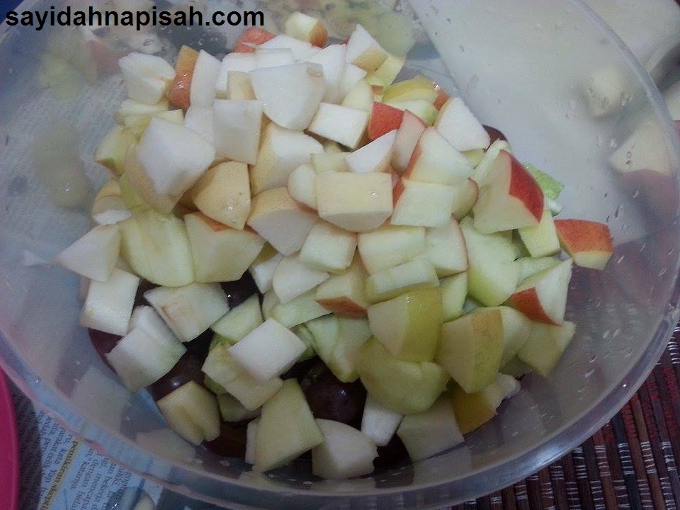 RESEPI SALAD BUAH MUDAH DAN SEDAP ~ sayidahnapisahdotcom