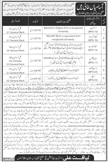 District & Session Court 2023 Jobs - Online Apply