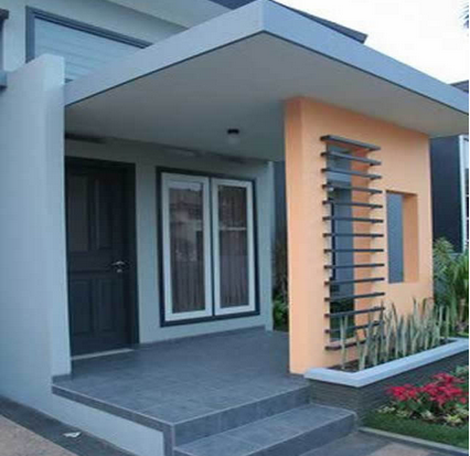 contoh gambar teras rumah minimalis sederhana modern terbaru