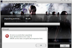 Mengatasi Pesan Error unarc.dll dan Isdone.dll Ketika Menginstall Software / Game