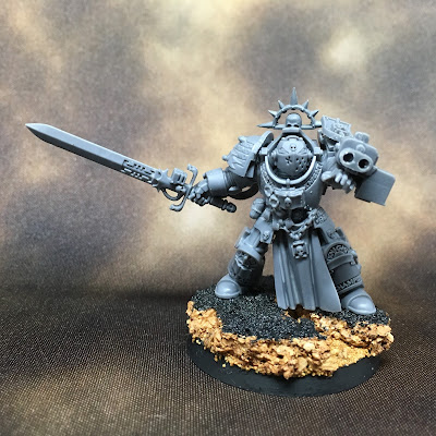 Grey Knights Brotherhood Champion WIP Built Front