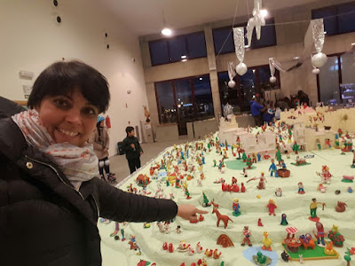 Rosa Luna, en la X Feria de Artesanía de Navidad de Ponferrada (León)