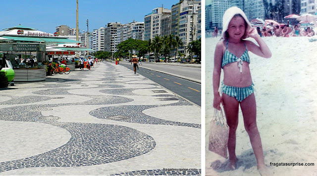 Calçadão da Avenida Atlântica, Praia de Copacabana, Rio de Janeiro