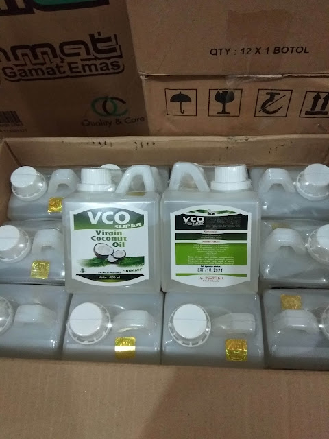 Agen VCO Virgin Coconut Oil Super Organic An-Naafi Herb Kota Padang