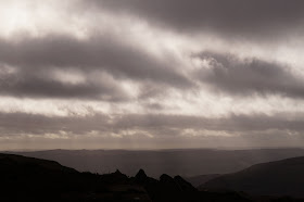 Walking in the Peak District in winter