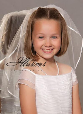 Illusions -Flower Girl & First Communion Veils 2012