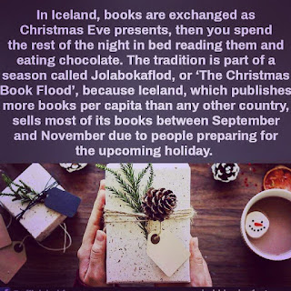 Jolabokaflod (the Icelandic Christmas Eve Tradition known as the Yule Book Flood).