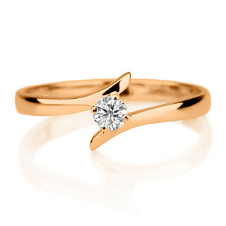 Diamant ring Solitär 585er Gelbgold