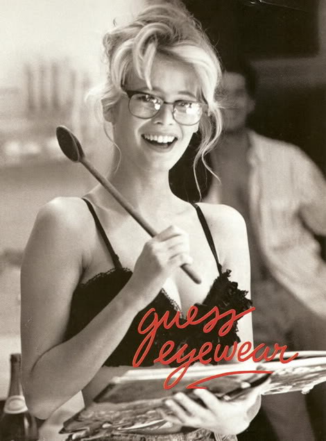 Claudia Schiffer 1989 Guess Ad Campaign