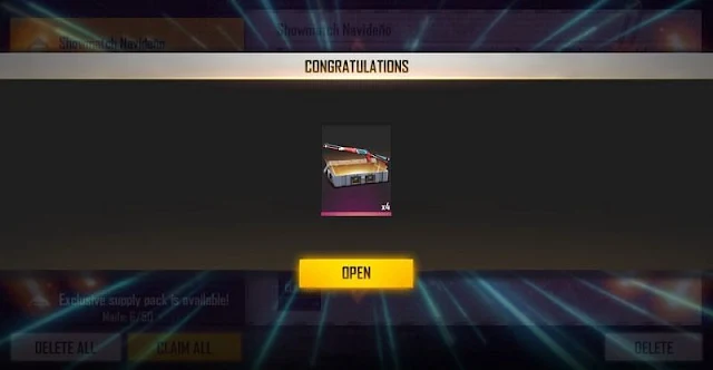 Free Fire redeem code for today: Winterlands M1014 Weapon Loot Crate