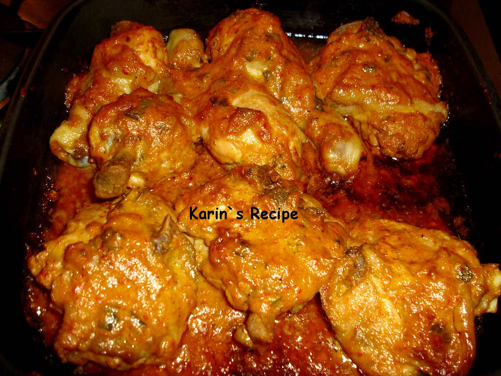 Karin's Recipe: Ayam Panggang/Bakar Bumbu Santan (Baked 