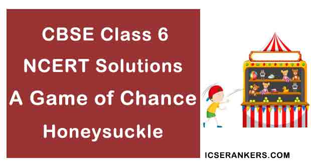 NCERT Solutions for Class 6th English Chapter 8 A Game of Chance