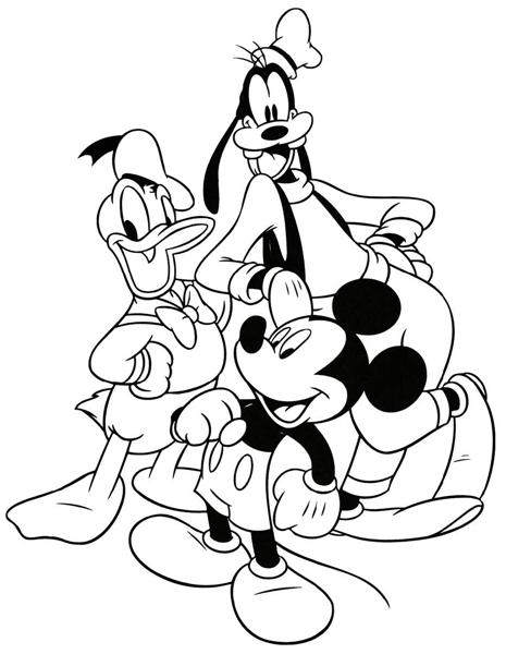 Mickey Mouse Coloring Pages | Learn To Coloring