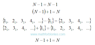 One set of natural numbers. Mathematics For Blondes.