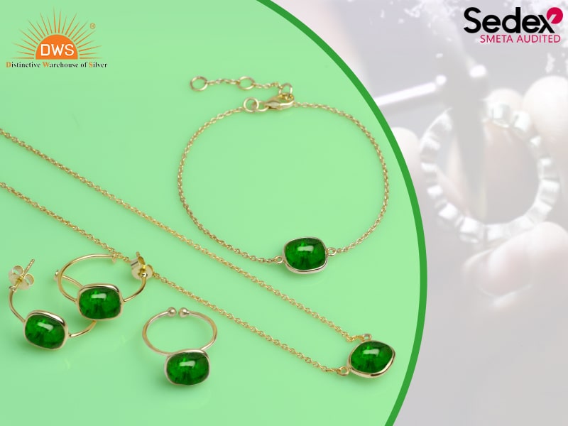 Chrome Diopside Jewellery Manufacturer from India