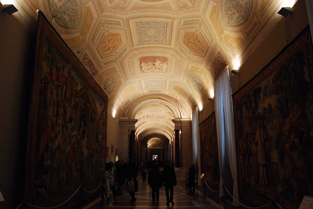 la galerie des tapisseries possède des exemplaires flamands réalisés à l’époque de Clément VII