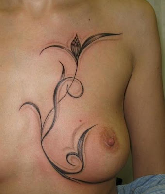 Breast tattoo