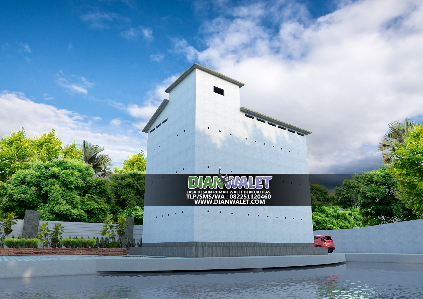 Desain Rumah Walet 8x12 3 Lantai Terbaik Dian Walet