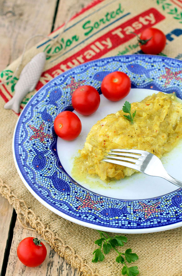  Filet de Cabillaud Dukan au curry