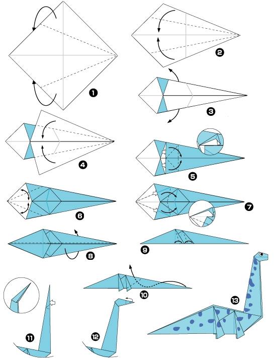 membuat karakter karakter menggunakan kertas origami  