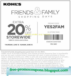 Free Printable Kohls Coupons