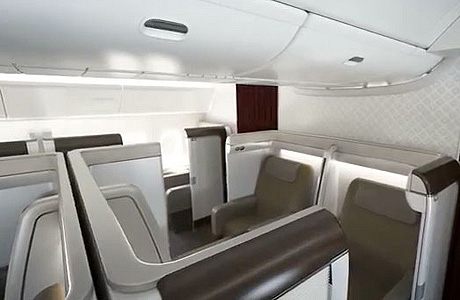 Foto Interior Boeing 777-300ER Garuda Indonesia