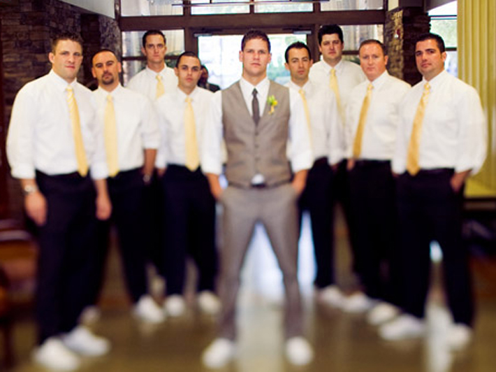 wedding suits for groomsmen with teal
