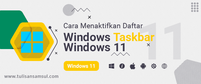 Cara Mengaktifkan Daftar di Windows 11 atau 10 Taskbar, bukan Thumbnail