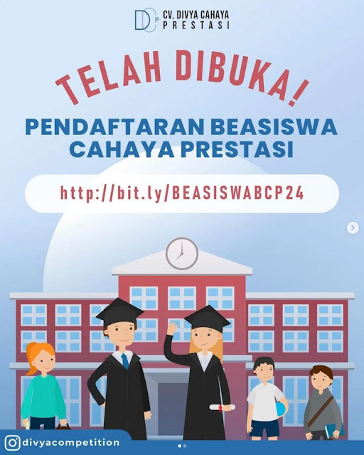 Beasiswa Cahaya Prestasi, Raih Dana Beasiswa Sampai 1,25 Juta/Semester