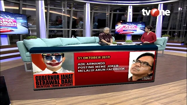 Kritik Meme BEM UI soal Jokowi, Ade Armando Dismash Balik soal Meme 'Anies Joker'