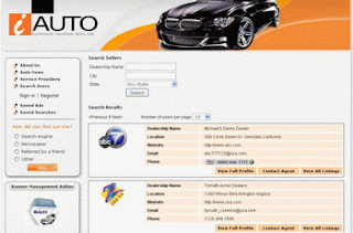 iAuto Vehicle Classifieds Software Demo Website