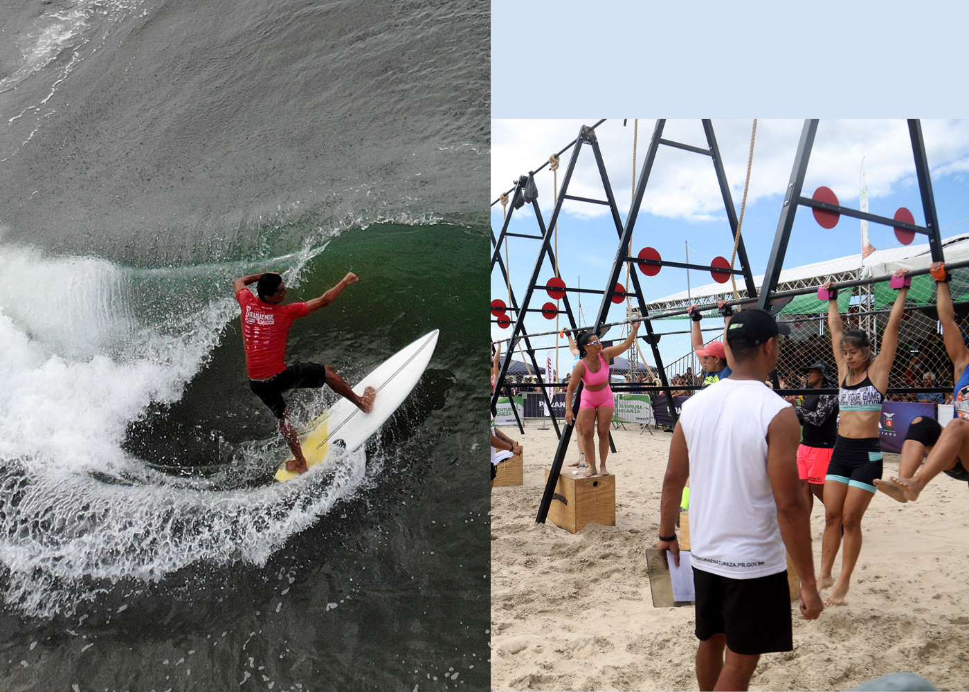 Surf e Cross Games - Competições agitaram o Litoral no fim de semana