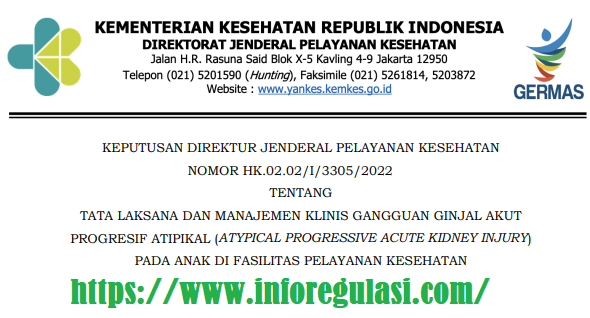 Tata Laksana Dan Manajemen Klinis Gangguan Ginjal Akut Progresif AtipikalPada Anak Di Fasilitas Pelayanan Kesehatan