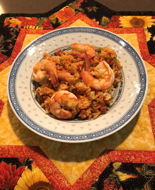 Easy Andouille Sausage and Gulf Shrimp Jambalaya