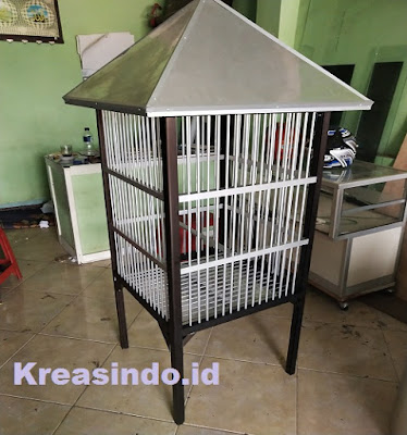 kandang beo bahan aluminium