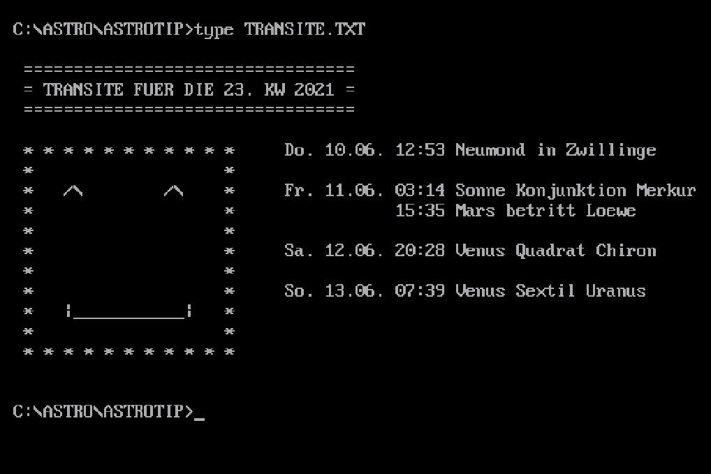 Astro-Tipps dieser Kalenderwoche