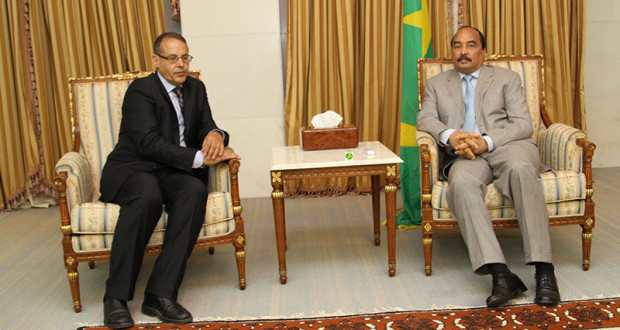 الرئيس الموريتاني السابق محمد ولد عبد العزيز يعزي الحكومة الصحراوية في رحيل القيادي البارز أمحمد خداد.
