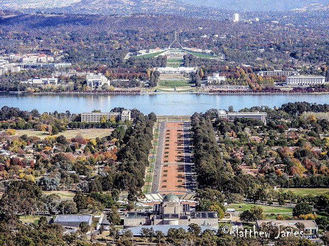 CANBERRA CITY FROM MT AINSLIE