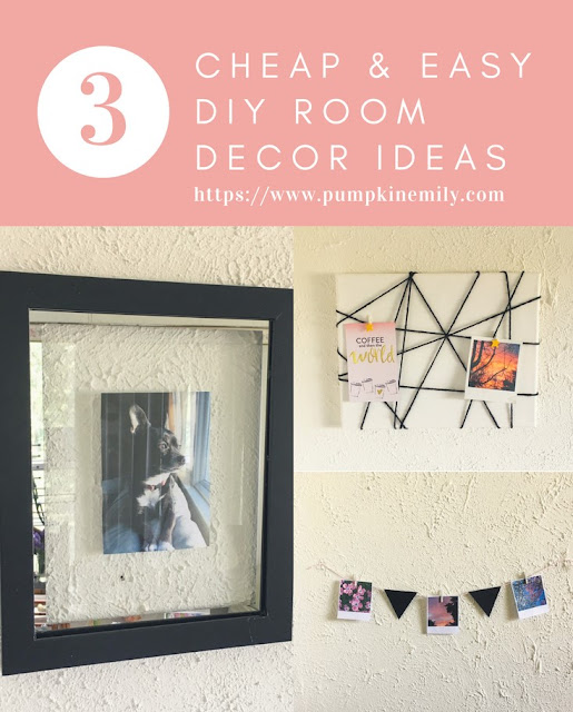 3 Cheap  Easy DIY  Room  Decor  Ideas  Pumpkin Emily