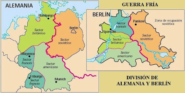 Resultado de imagen de blogspot, mapa alemania 1945