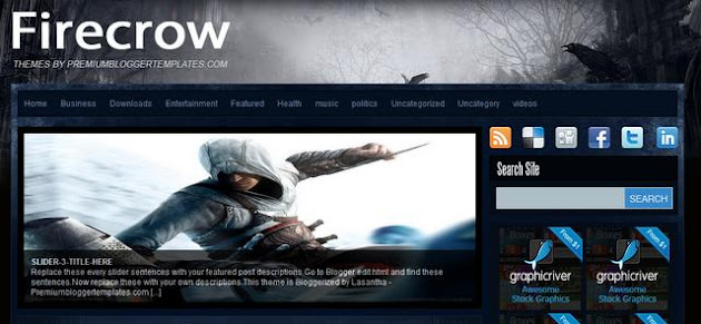 Firecrow Blogger Template