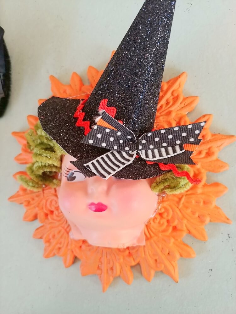Vintage-Style Halloween Witch