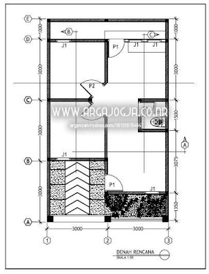 Desain Rumah 6x10 on Argajogja S Blog   Download Gratis Gambar Kerja Rumah Minimalist