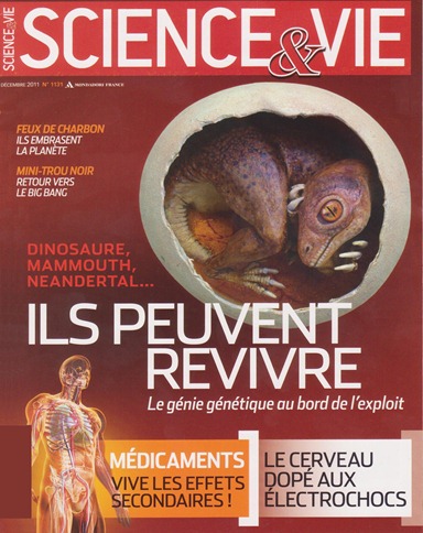 Portada Sciences&Vie Décembre 2011