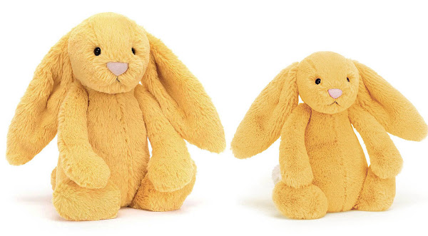 Jellycat Bashful Sunshine Bunnies in medium and small brand new from the Spring 2023 catalogue