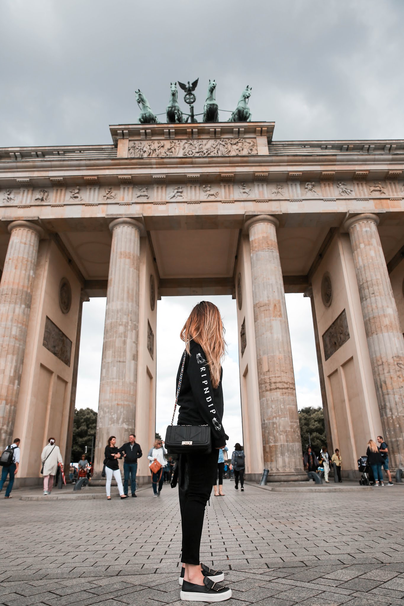 Alicia Mara at The Brandenburg Gate