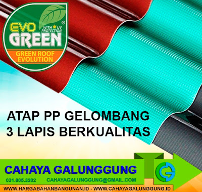 HARGA ATAP UPVC EVOGREEN